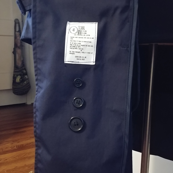 Centre MFG Co Mens US Military Navy Trench Coat 38L - Picture 7 of 9